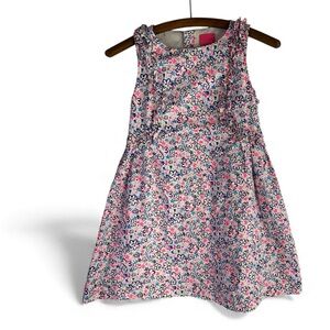 EUC Lilly Pulitzer Little Girls Amia Ditsy Floral Dress 12